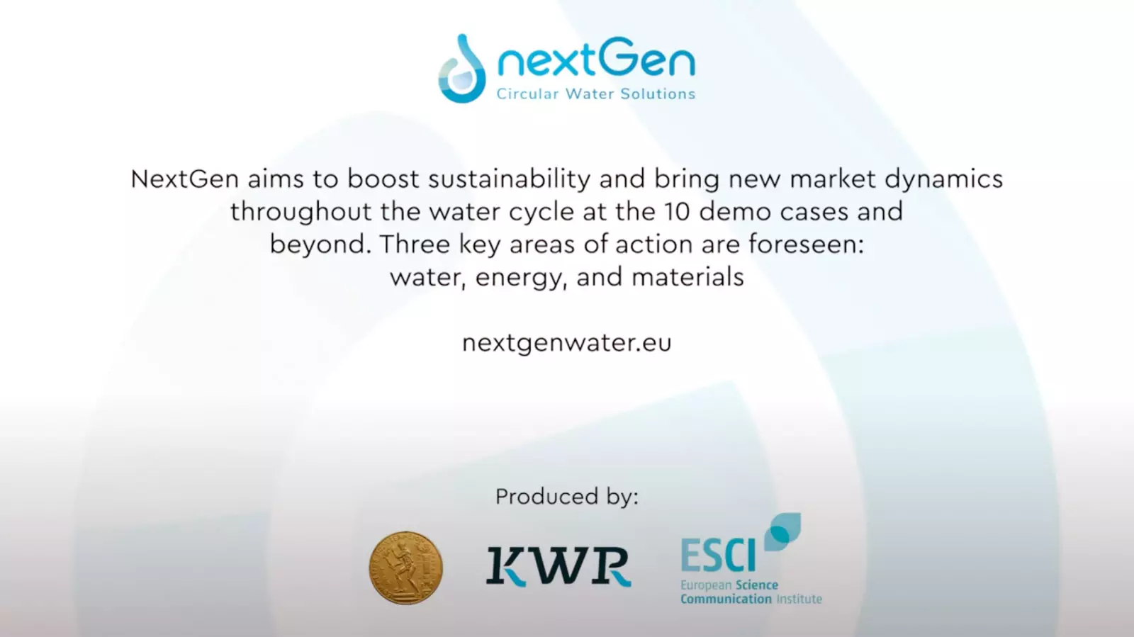 NEXTGEN Water solutions - Final video